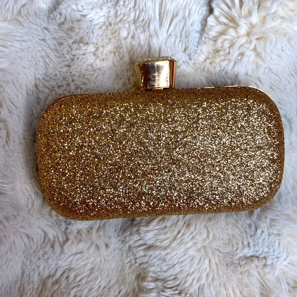 GOLDEN GLITZ AND CRYSTAL 3WAY CLUTCH - Picture 3 of 10
